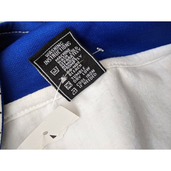 HTF New AVIREX Varsity Baseball Knit Sweater Full Zip Jacket Mens L White Stripe - Picture 5 of 8